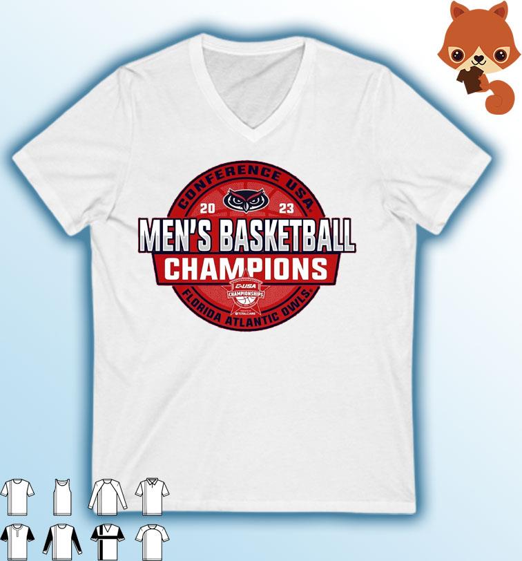 Florida Atlantic University Men's Basketball 2023 C-USA Tournament Champions T-Shirt
