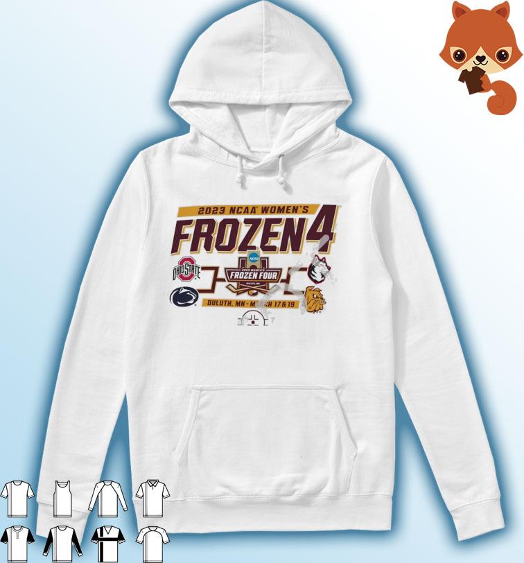Frozen 4 NCAA Women's Ice Hockey 2023 March 17&19 Shirt Hoodie