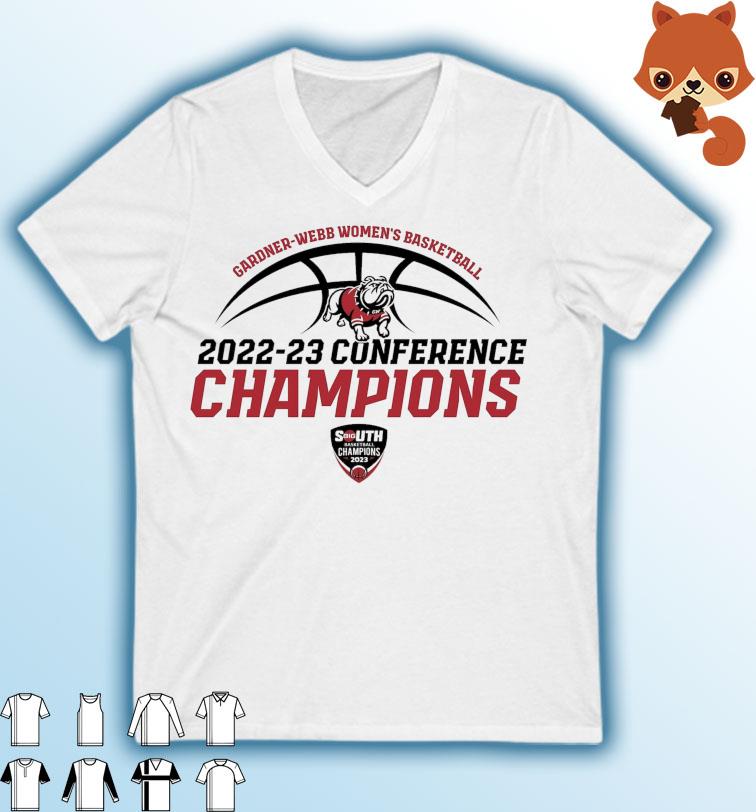 GWU Bulldogs 2023 BigSouth Women's Basketball Conference Champions shirt
