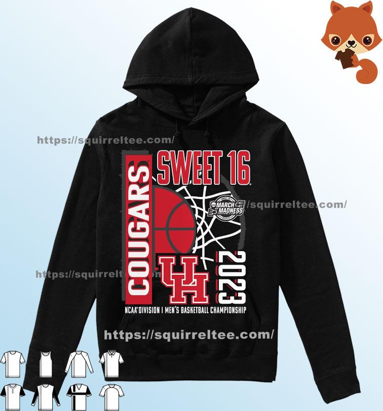 Houston Cougars 2023 NCAA Men's Basketball Tournament March Madness Sweet 16 T-Shirt Hoodie