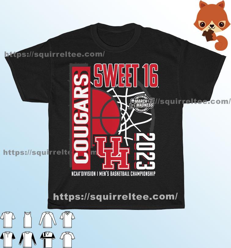 Houston Cougars Men's Basketball NCAA March Madness Sweet Sixteen 2023 Shirt