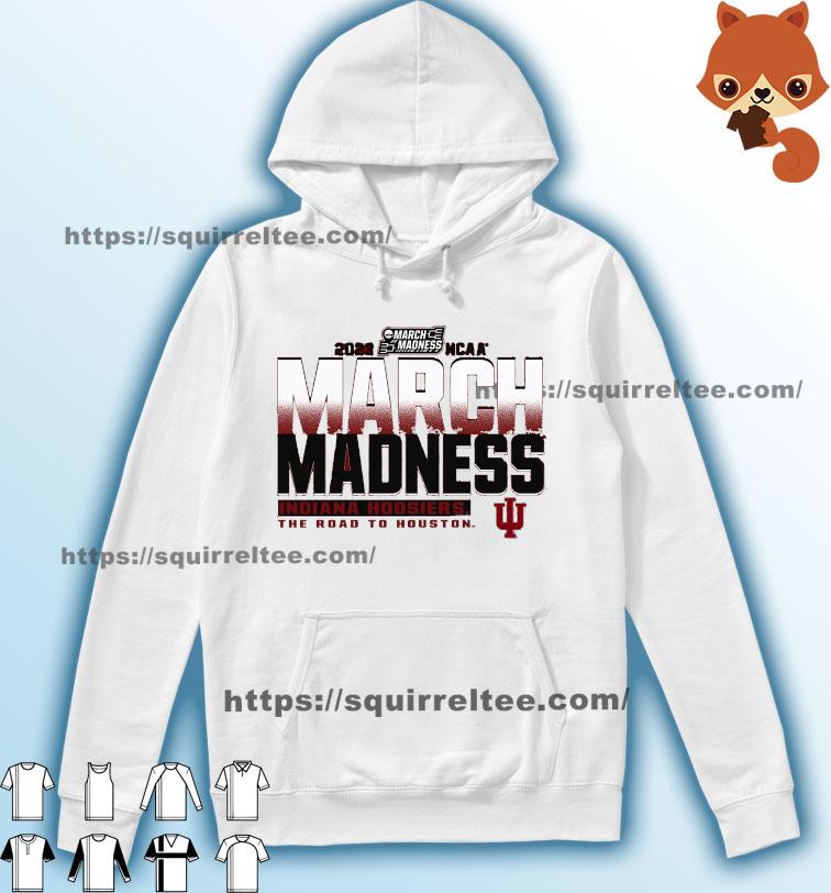 Indiana Hoosiers Men's Basketball 2023 March Madness The Road To Houston Shirt Hoodie