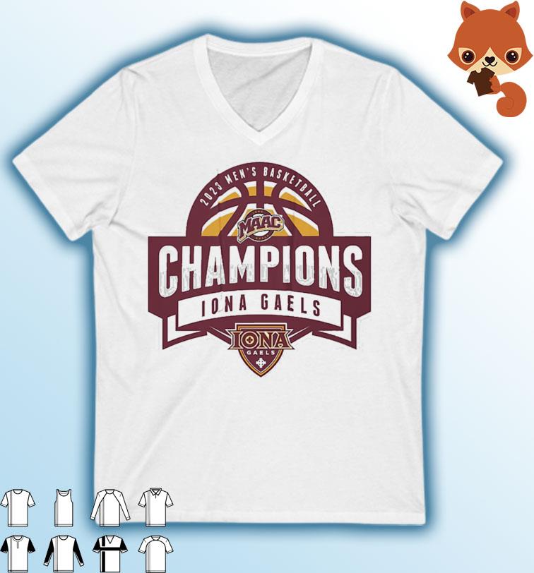 Iona Gaels 2023 MAAC Men's Basketball Champions Shirt
