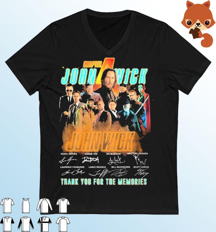 John Wick Chapter 4 2023 Thank You For The Memories Shirt