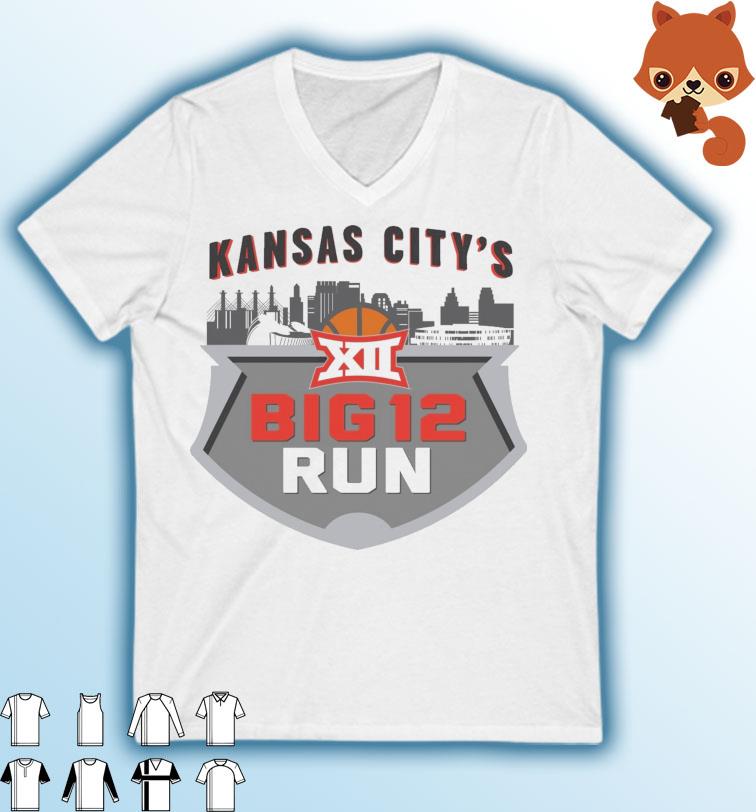 Kansas City's Big 12 Women's Basketball Run 2023 Shirt