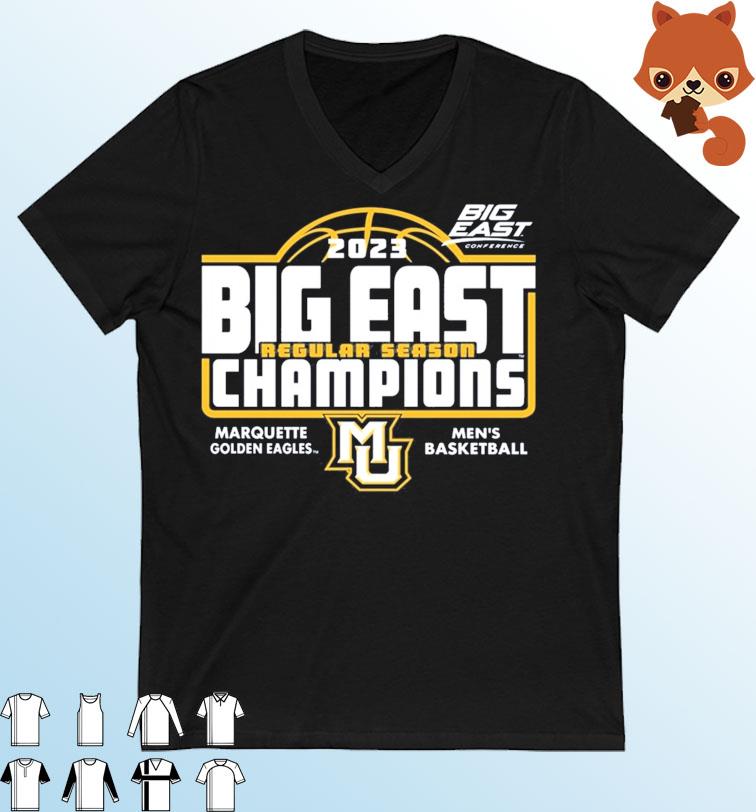 Marquette Golden Eagles 2023 Big East Men's Basketball Champions Shirt