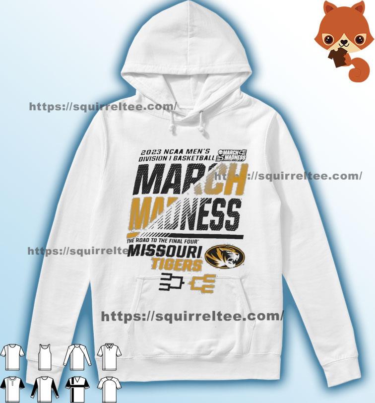 Missouri Men's Basketball 2023 NCAA March Madness The Road To Final Four Shirt Hoodie