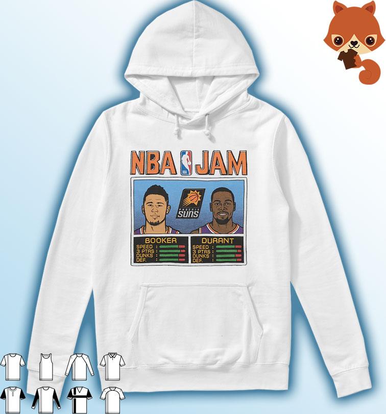 NBA Jam Suns Booker and Durant 2023 s Hoodie