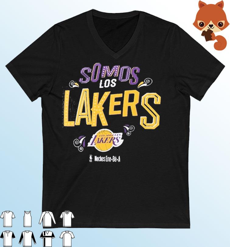 NBA Noches Ene-Be-A 2023 Los Angeles Lakers Somos Los Lakers Shirt