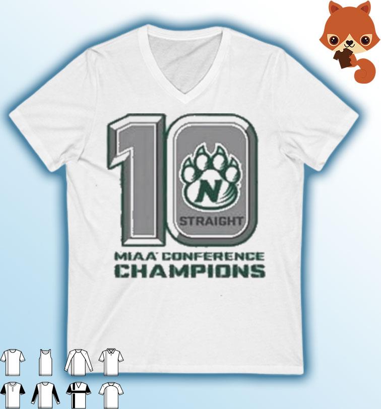Northwest Missouri State Bearcats 2023 10 Straight MIAA Champions Shirt
