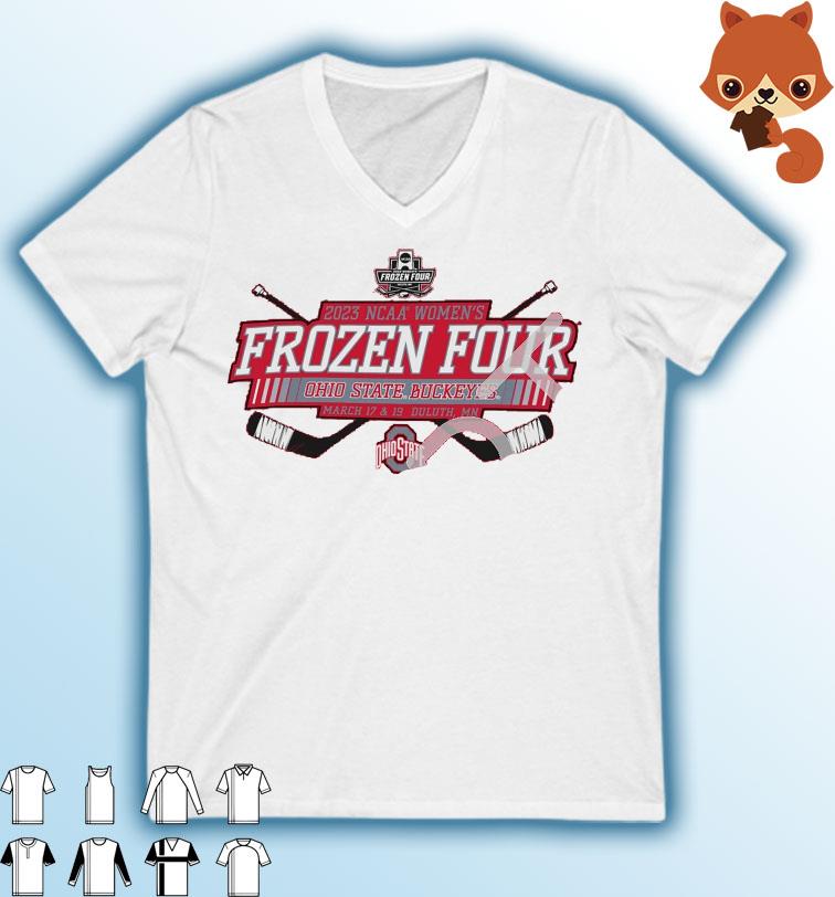 Ohio State Buckeyes 2023 NCAA Women's Frozen Four Shirt