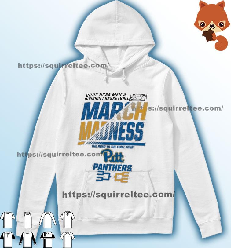 Pitt Panthers Men's Basketball 2023 NCAA March Madness The Road To Final Four Shirt Hoodie