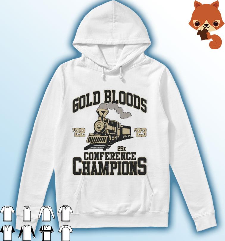 Purdue Boilermakers Gold Bloods 2023 Conference Champions Shirt Hoodie