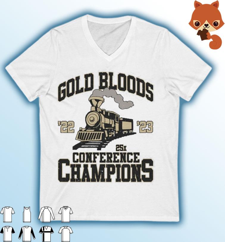 Purdue Boilermakers Gold Bloods 2023 Conference Champions Shirt