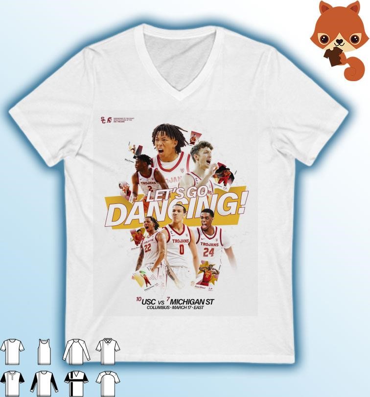 USC Trojans Let's Go Dancing NCAA March Madness 2023 Shirt