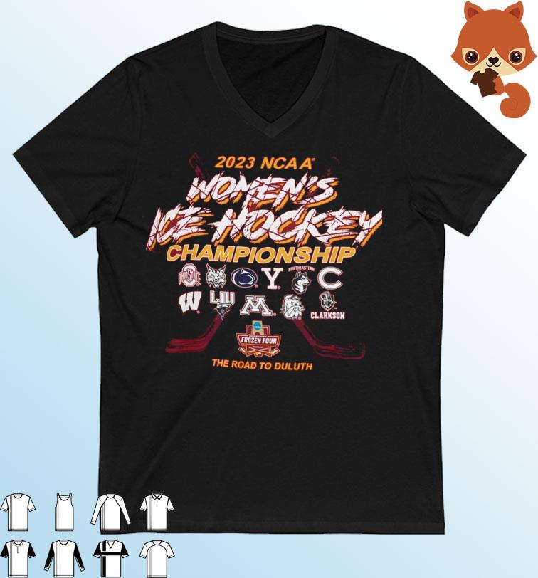 Road To Duluth 2023 National Collegiate Women's Ice Hockey Championship Shirt
