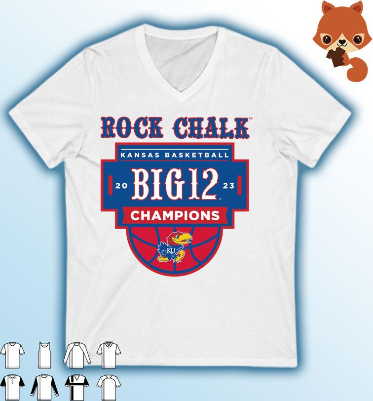 Rock Chalk Kansas Jayhawks Big 12 Men's Basketball Champions Shirt