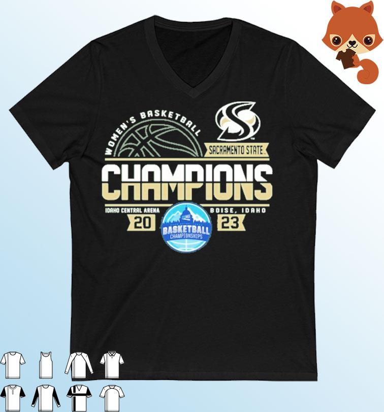 Sacramento State Hornets 2023 Big Sky Women’s Basketball Conference Tournament Champions T-Shirt
