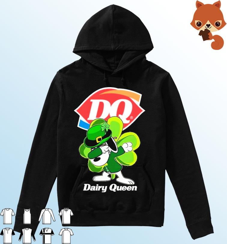 Snoopy Dabbing And Dairy Queen St Patrick's Day Shirt Hoodie