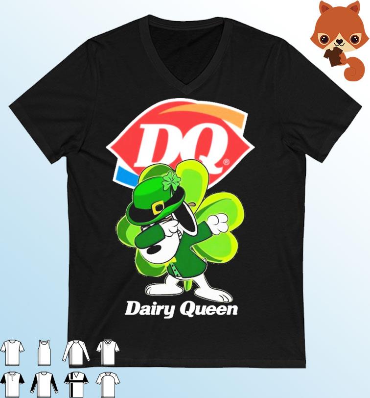 Snoopy Dabbing And Dairy Queen St Patrick's Day Shirt