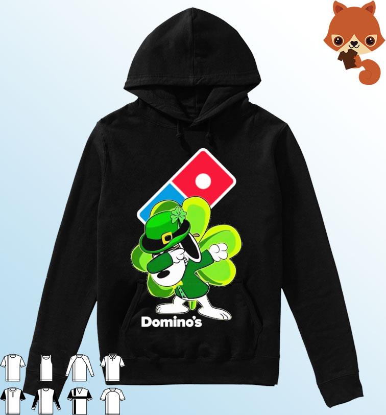 Snoopy Dabbing And Domino's Pizza St Patrick's Day Shirt Hoodie