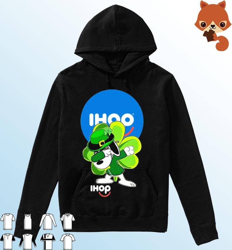 Snoopy Dabbing And Ihop St Patrick's Day Shirt Hoodie