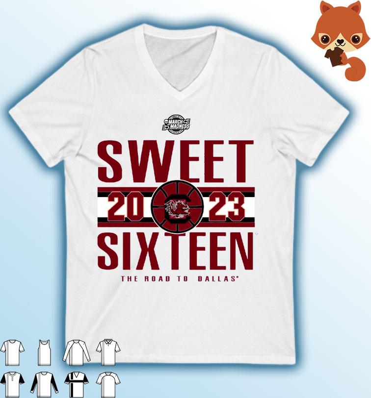 South Carolina Women's' Basketball 2023 Sweet Sixteen The Road To Dallas shirt
