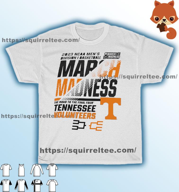 Tennessee Volunteers Men's Basketball 2023 NCAA March Madness The Road To Final Four Shirt