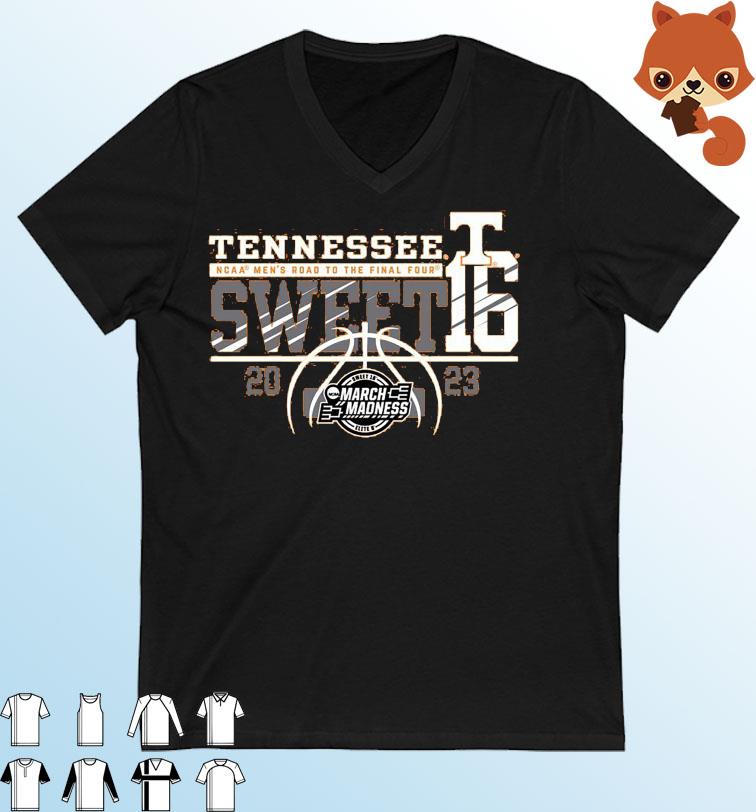 Tennessee Volunteers NCAA Men's Road To The Final Four Sweet Sixteen 2023 Shirt