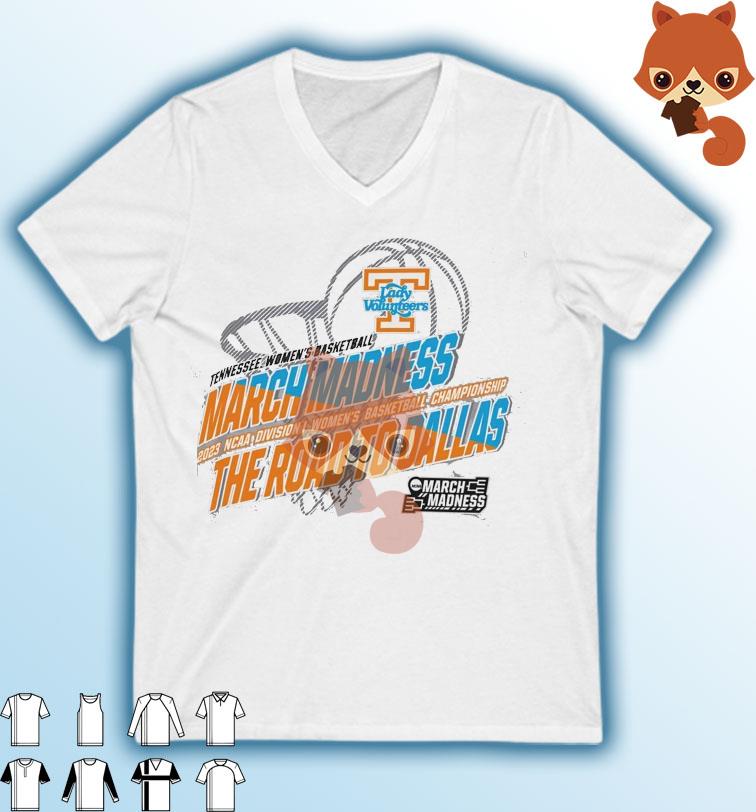 Tennessee Women's Basketball 2023 NCAA March Madness The Road To Dallas Shirt
