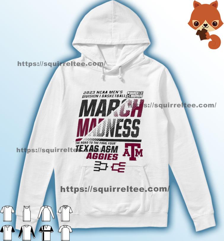 Texas A&M Men's Basketball 2023 NCAA March Madness The Road To Final Four Shirt Hoodie