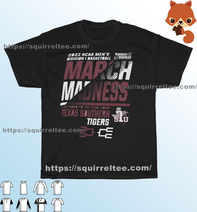 Texas Southern Men's Basketball 2023 NCAA March Madness The Road To Final Four Shirt