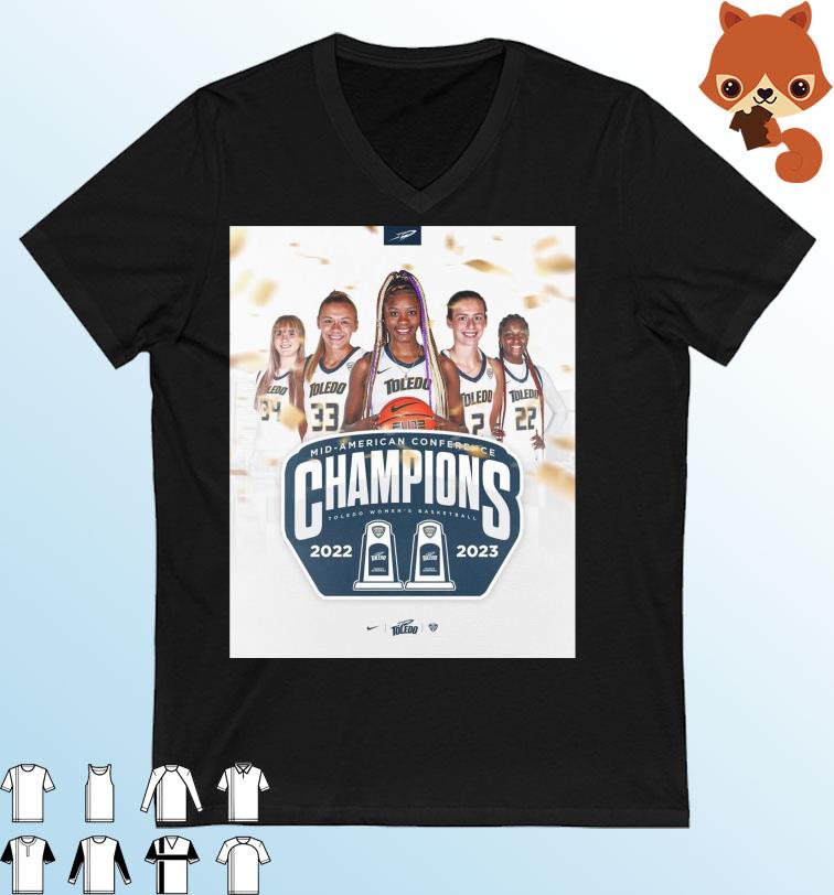 Toledo Women's Basketball 2023 MAC Conference Champions Shirt