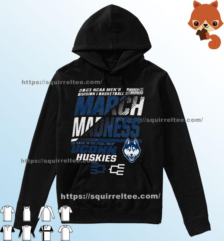 Uconn Men's Basketball 2023 NCAA March Madness The Road To Final Four Shirt Hoodie