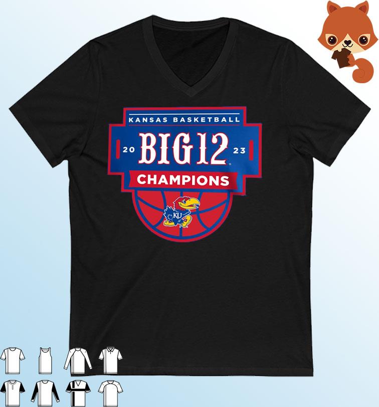 University Of Kansas Basketball Big 12 Conference Champions 2023 Shirt