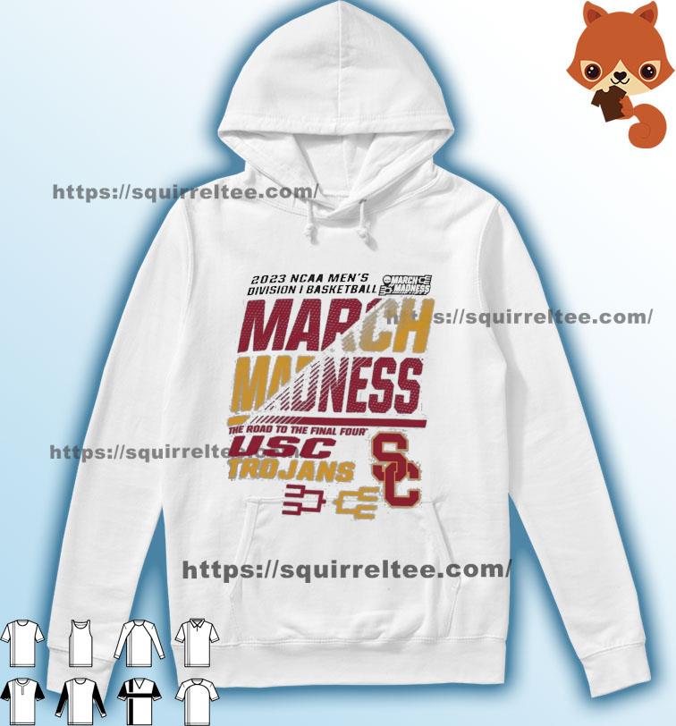 USC Men's Basketball 2023 NCAA March Madness The Road To Final Four Shirt Hoodie