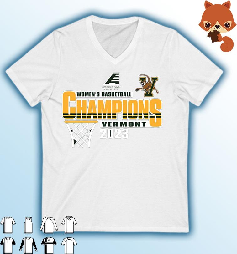 Vermont Catamounts 2023 America East Women's Basketball Champions Shirt