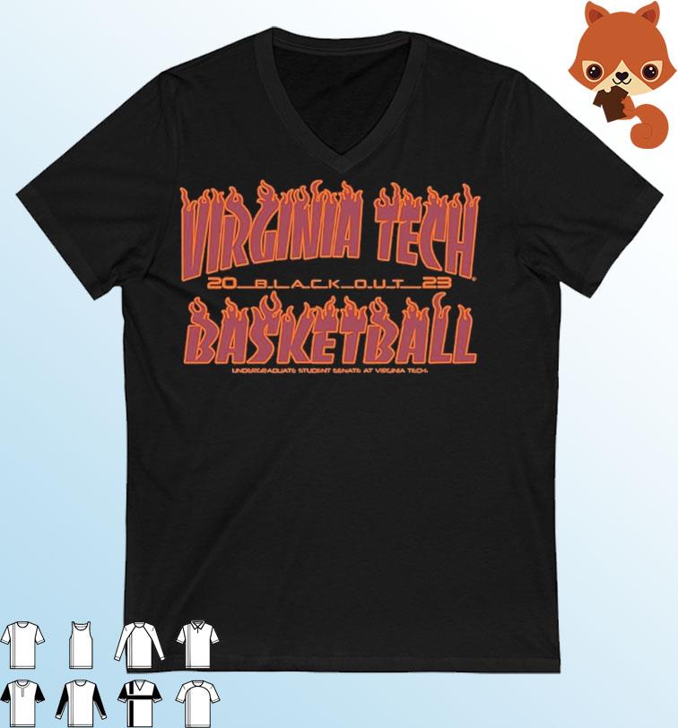 Virginia Tech Basketball 2023 Black Out Shirt