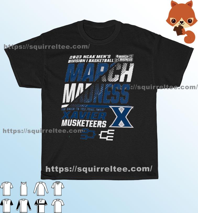 Xavier Men's Basketball 2023 NCAA March Madness The Road To Final Four Shirt