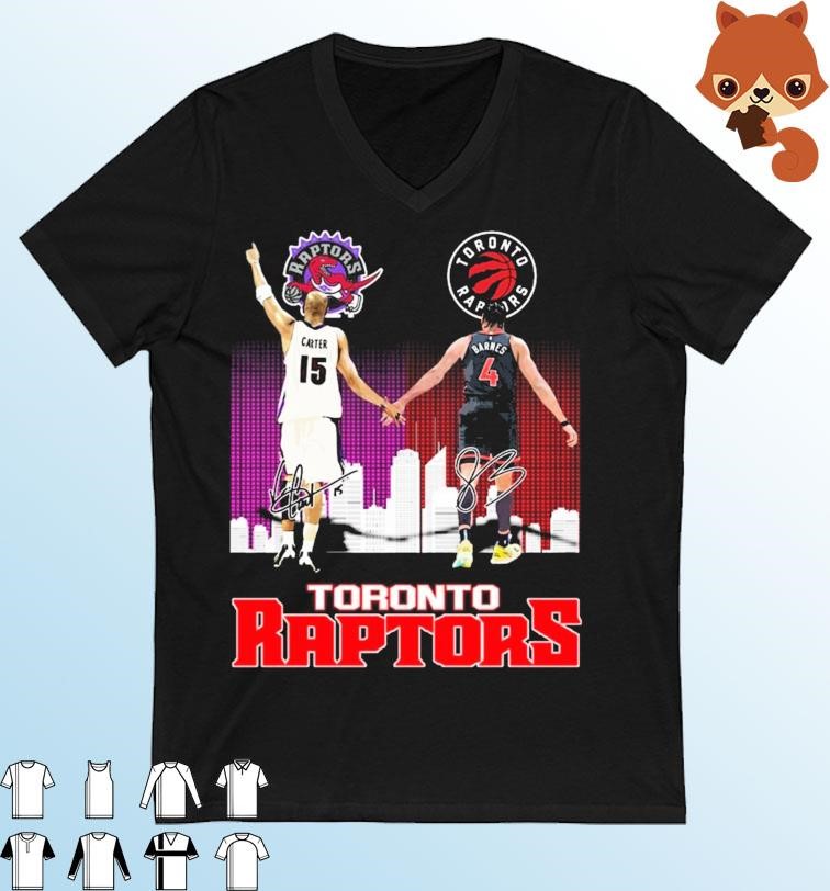 Toronto Raptors Vince Carter And Scottie Barnes Signatures Shirt