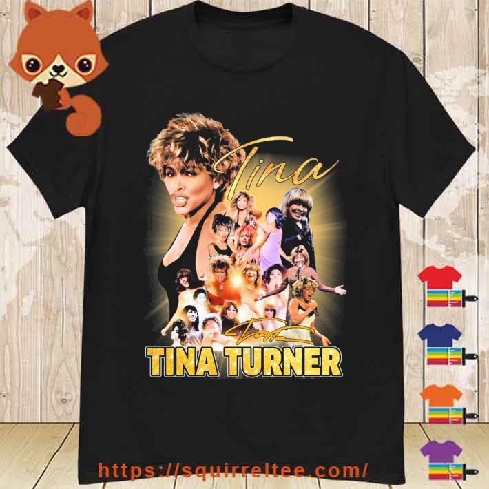 1939-2023 Tina Turner Signatures Shirt