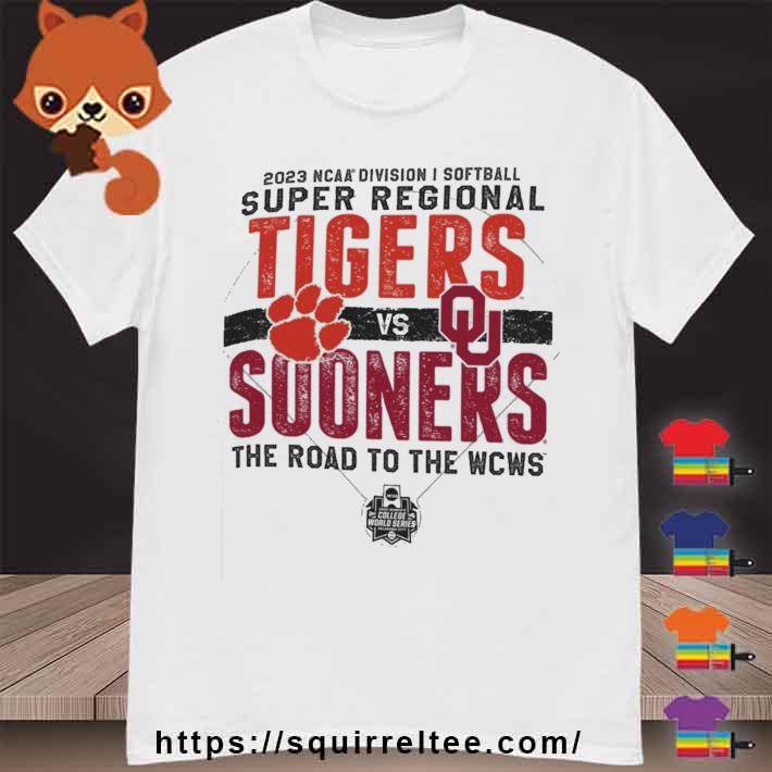 2023 DI Softball Super Regional Tigers vs Sooners shirt