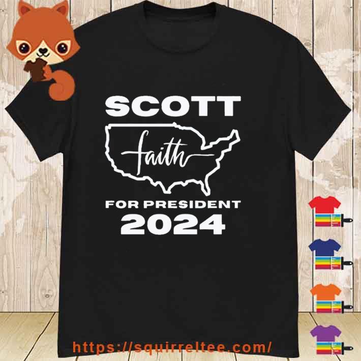 Faith In America Scott For President 2024 Shirt