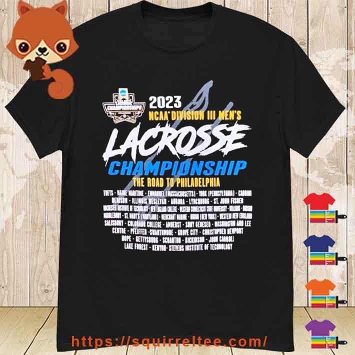 NCAA DIII Men's Lacrosse Championship Philadelphia 2023 Shirt