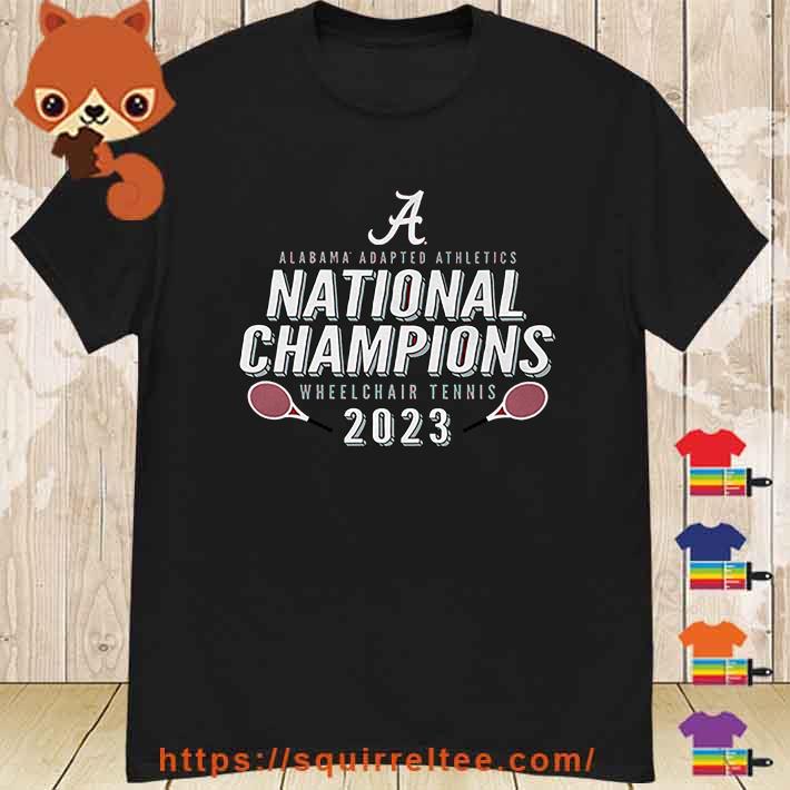 University Of Alabama 2023 Adapted Athletics Wheelchair Tennis National Champions Shirt