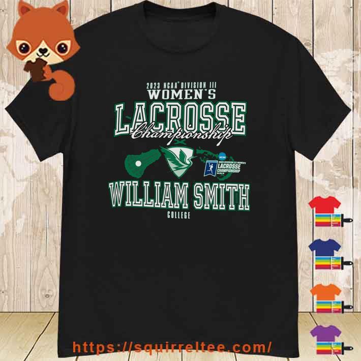 William Smith College 2023 D3 Women's Lacrosse Championship Shirt