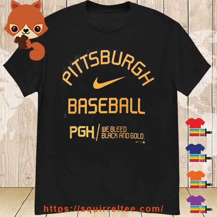 Men's Pittsburgh Pirates Nike Gold Primetime Property Of Practice T-Shirt