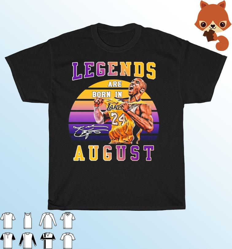 Official legends Are Born In August Kobe Bryant Shirt, hoodie