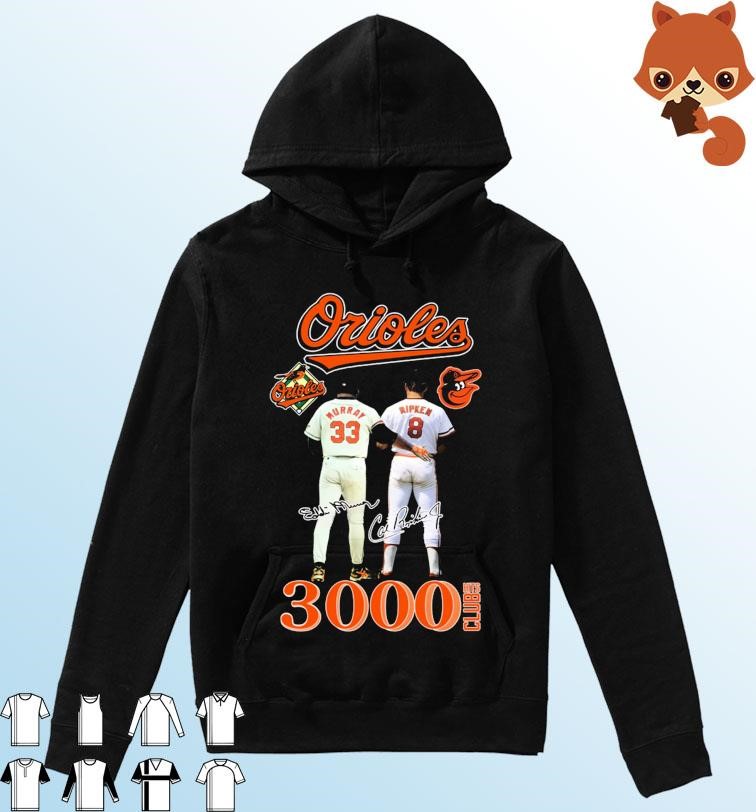 Eddie Murray Cal Ripken Jr. Baltimore Orioles 3000 Hits Club Shirt -  Limotees