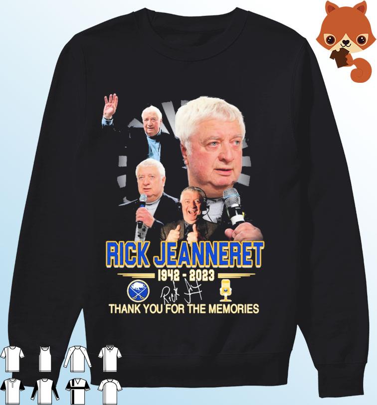 Rick Jeanneret 1942 – 2023 Thank You For The Memories Signature Shirt